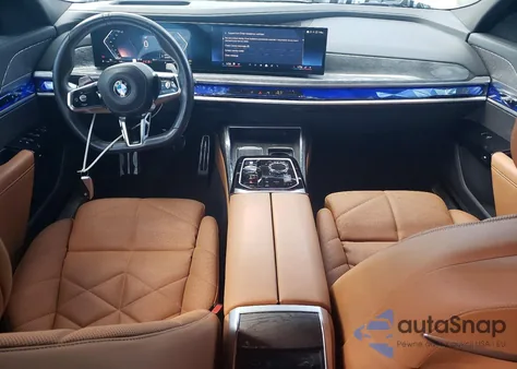 2024 BMW 740 I z USA, uszkodzony, nr VIN WBA23EH04RCP84192